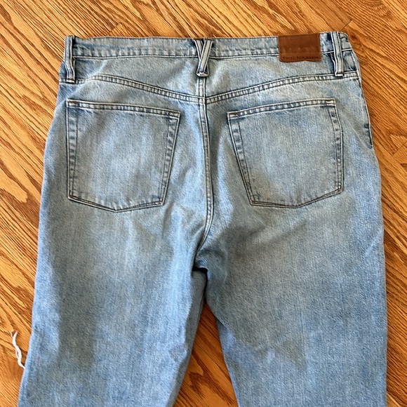 J crew point sur denim size 31 button fly distressed slouchy boyfriend style - Picture 8 of 12